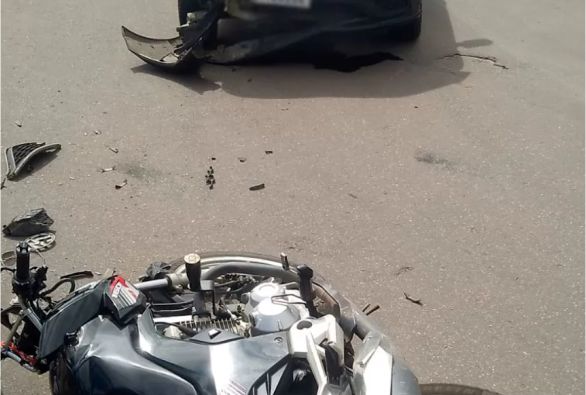 Motociclista fica ferido após grave acidente em Brumado