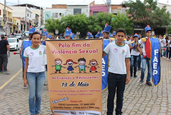 18/05 – Dia Nacional de Combate ao Abuso e à Exploração Sexual de Crianças e Adolescentes